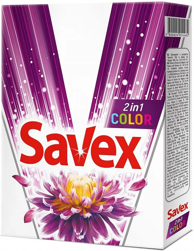 Washing powder "Savex Royal Orchid" 400g Color