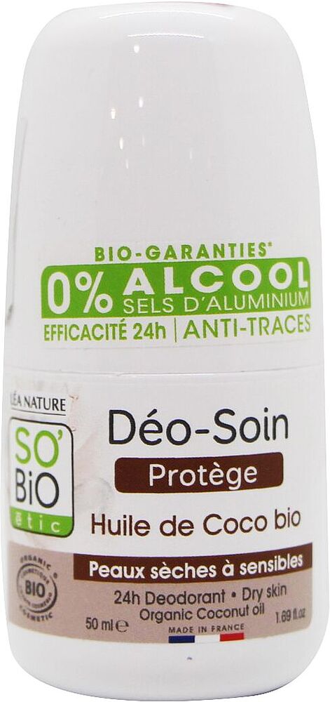 Deodorant roll-on "SO BIO ETIC" 50ml