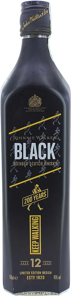 Վիսկի «Johnnie Walker 12 Black Label» 0.7լ

