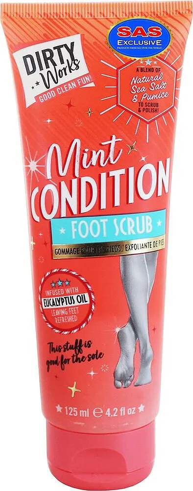 Feet scrub "Dirty Works Mint Condition" 125ml