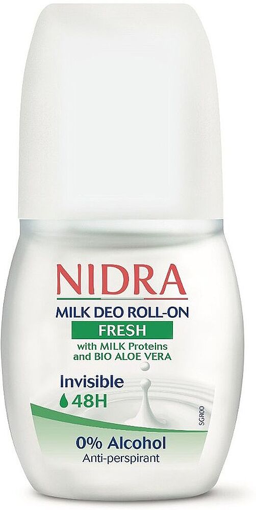 Deodorant roll-on "Nidra Fresh" 50ml

