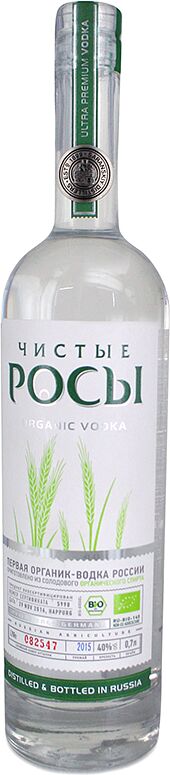 Vodka "Chistie Rosi" 0.7l