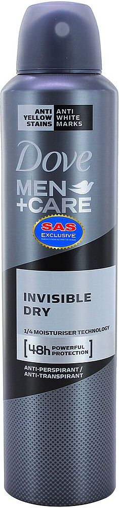 Антиперспирант - дезодорант «Dove Men+Care Invisible Dry» 250мл