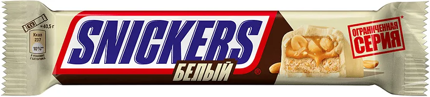 Шоколадный батончик "Snickers White" 2×40.5г