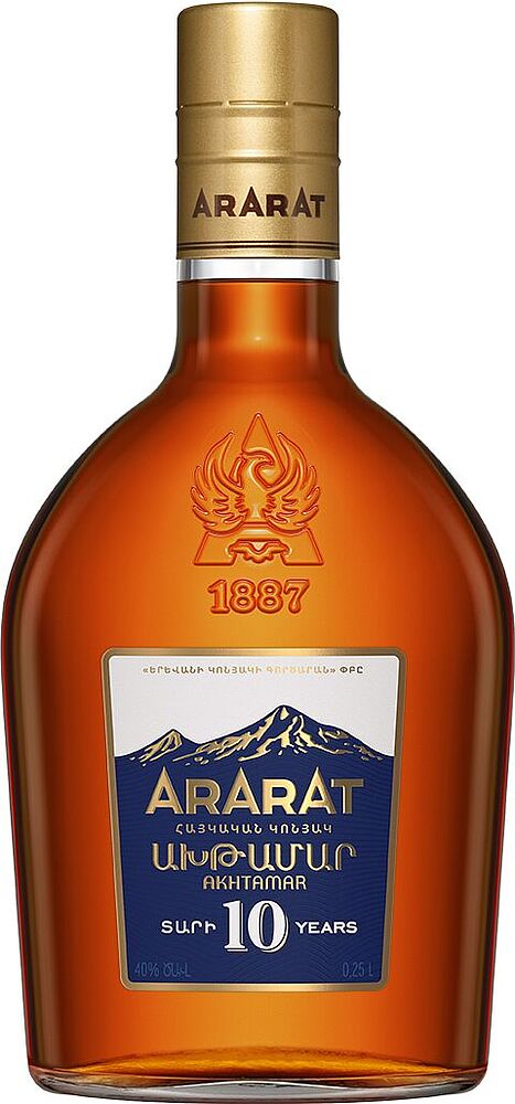 Cognac "Ararat Akhtamar 10*"  0.25l