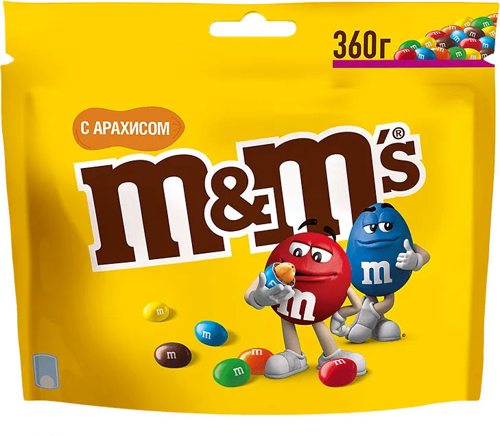Chocolate dragee "M&M's" 360g 