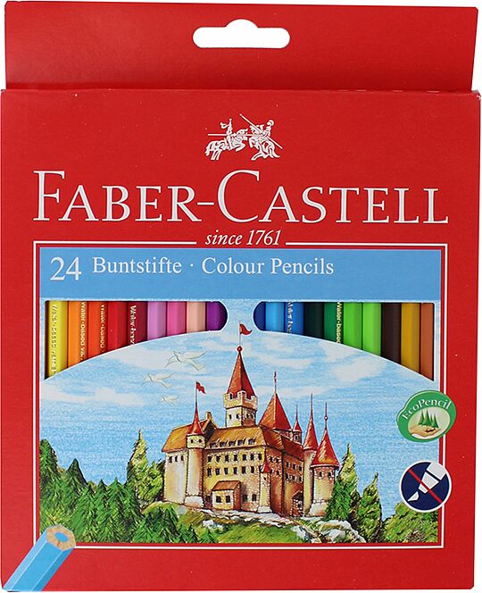 Մատիտներ գունավոր «Faber-Castell» 24 հատ