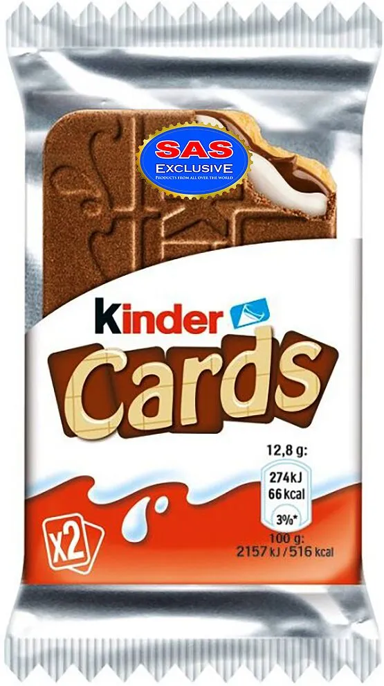 Вафельное печенье "Kinder Cards" 25.6г