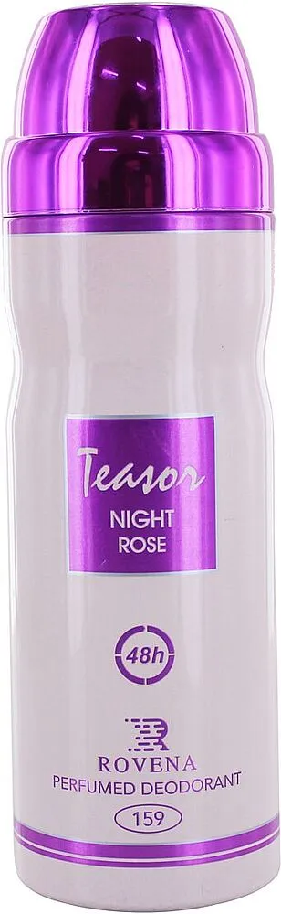 Дезодорант парфюмированный "Rovena Teasor Night Rose" 200мл
