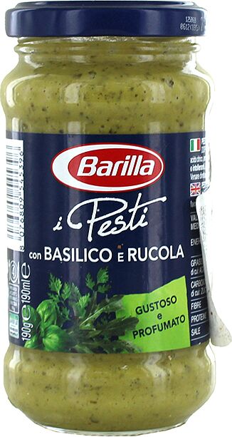 Basil and rucola sauce "Barilla" 190g