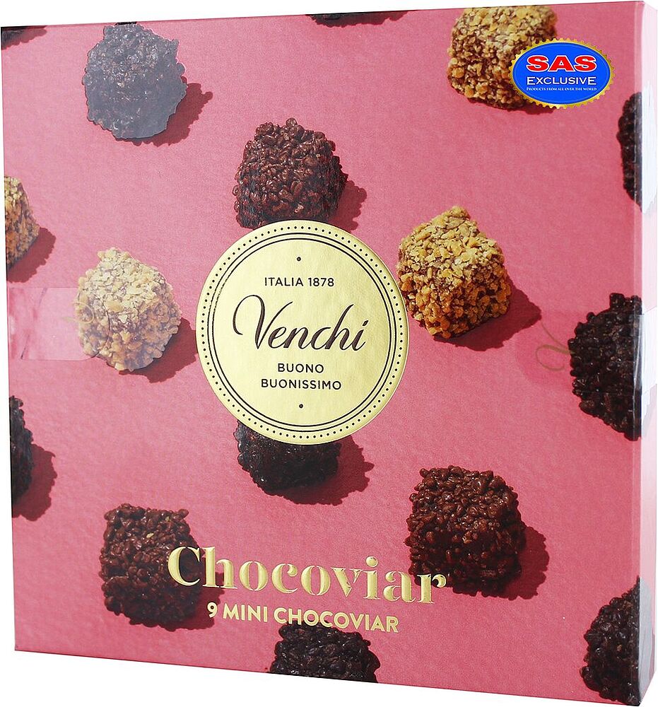 Շոկոլադե կոնֆետների հավաքածու «Venchi Chocoviar» 125գ
