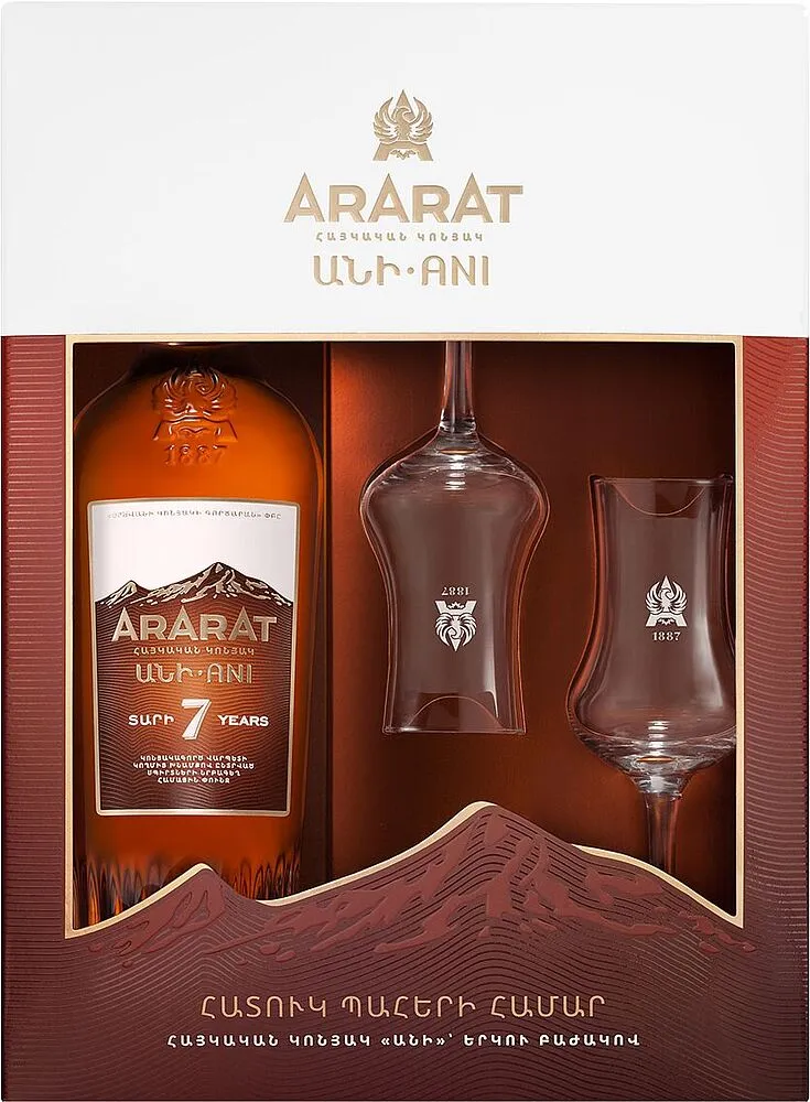 Cognac collection "Ararat Ani 7*" 0.7l 