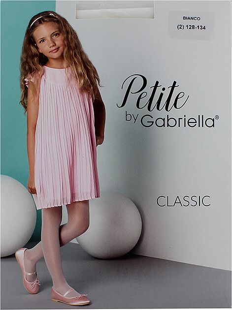 Tights "Petite by Gabriella N2" White
