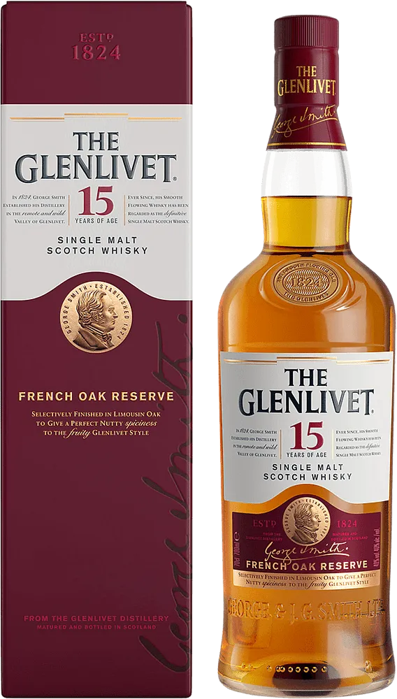 Whiskey "The Glenlivet 15" 0.7l  