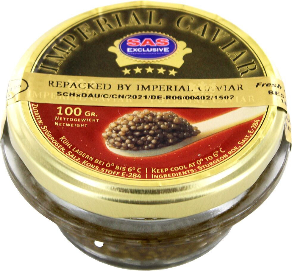 Black caviar "Imperial Caviar" 100g