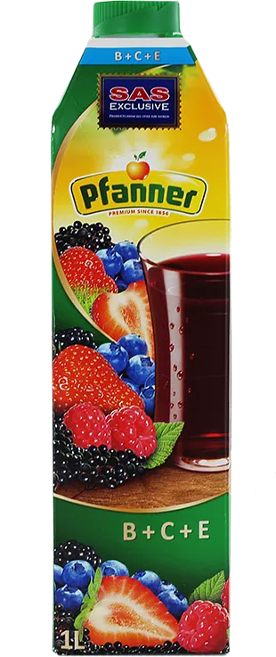 Juice "Pfanner B+C+E" 1l Berries