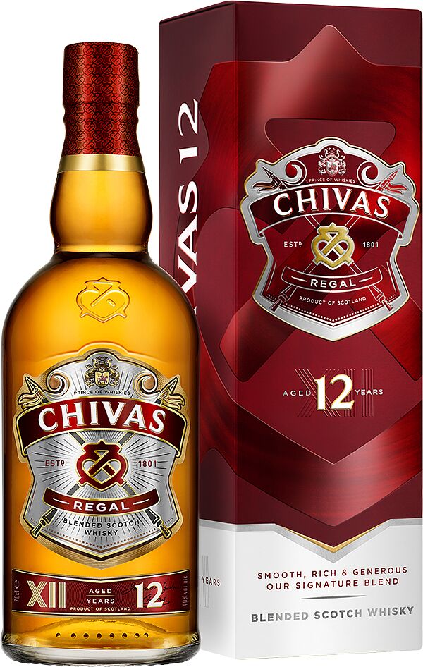 Виски "Chivas Regal 12" 0.7л