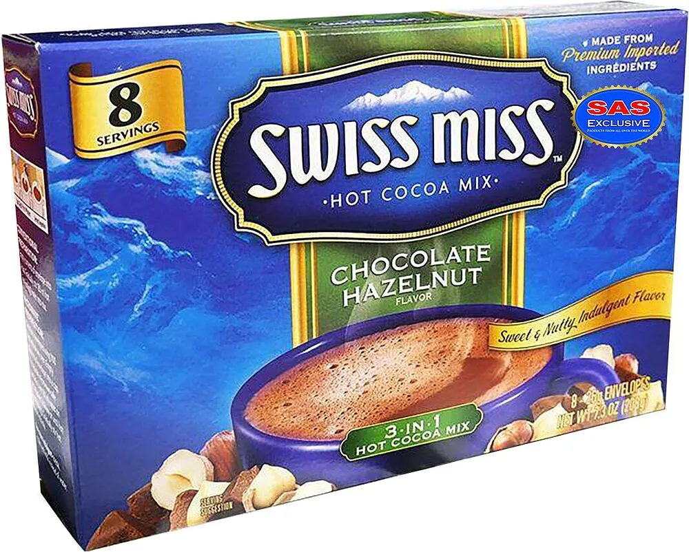 Կակաոյով ըմպելիք լուծվող «Swiss miss hazelnut» 208գ 