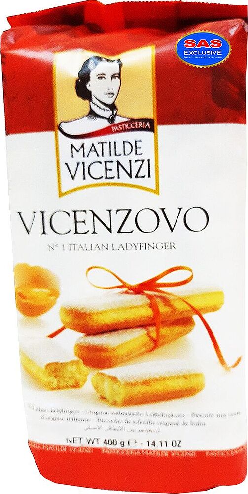 Печенье для тирамису "Matilde Vicenzi Vicenzovo" 400г 