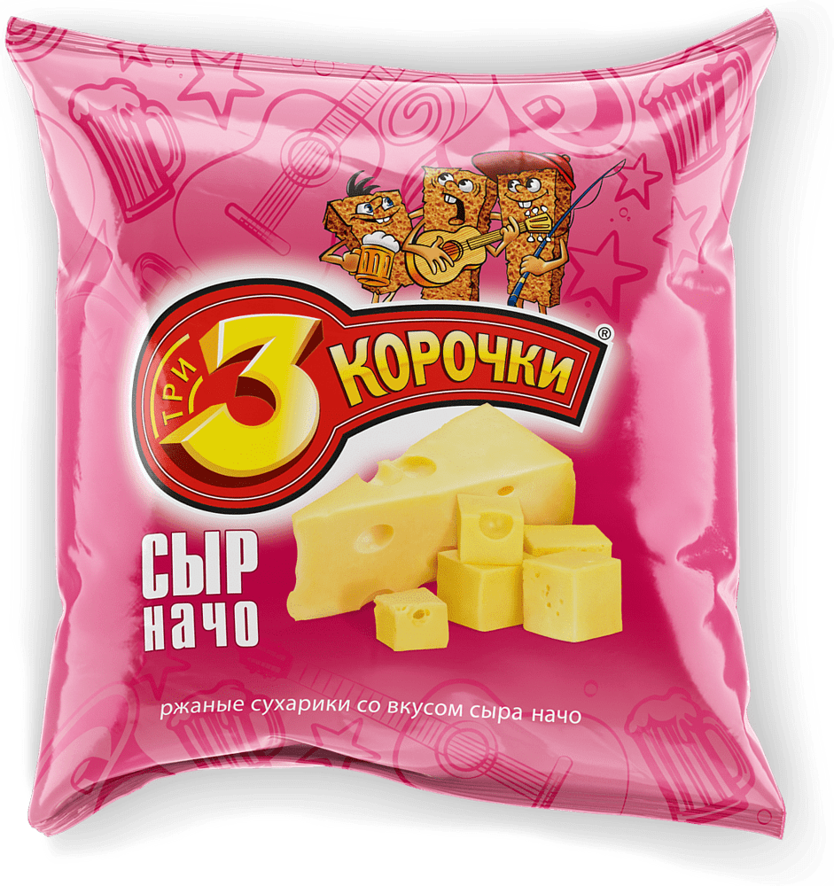 Crackers "3 Korochki" 80g Cheese