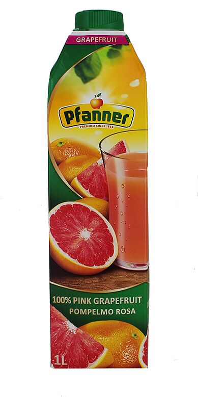 Сок "Pfanner" 1л Розовый грейпфрут