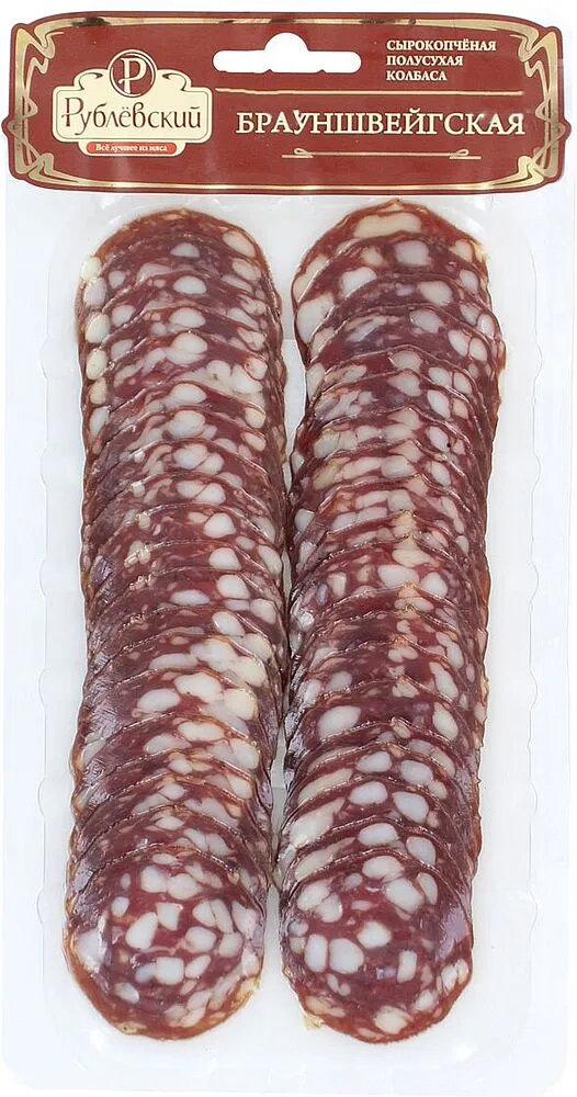 Sliced summer sausage "Rublevski Braunshveyskaya" 90g
