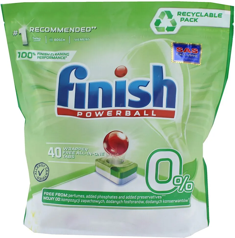 Capsules for dishwasher use "Finish Powerball" 40pcs