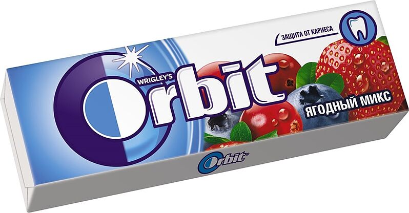 Chewing gum "Orbit" 13.6g Berry mixed