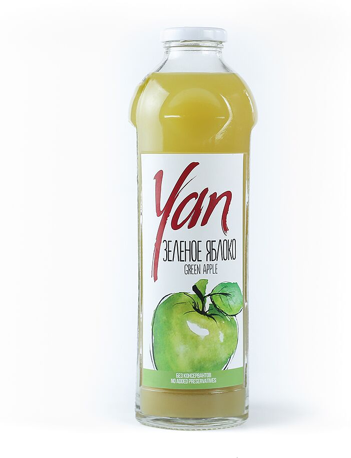 Juice "Yan" 930ml Green apple
