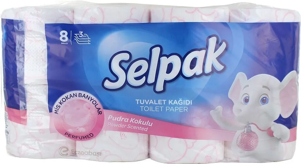 Туалетная бумага "Selpak" 8шт