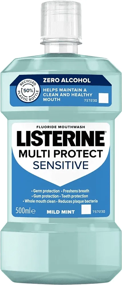 Ополаскиватель для полости рта "Listerine Protect Sensitive" 500мл