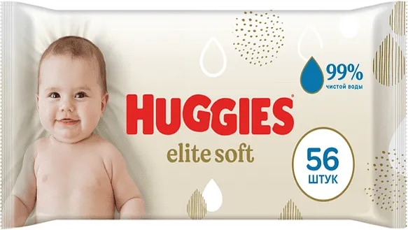 Wet wipes "Huggies" 56pcs.