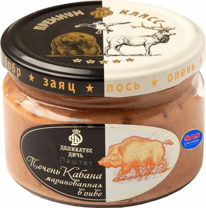 Boar liver pate "Delikates Dich" 200g
