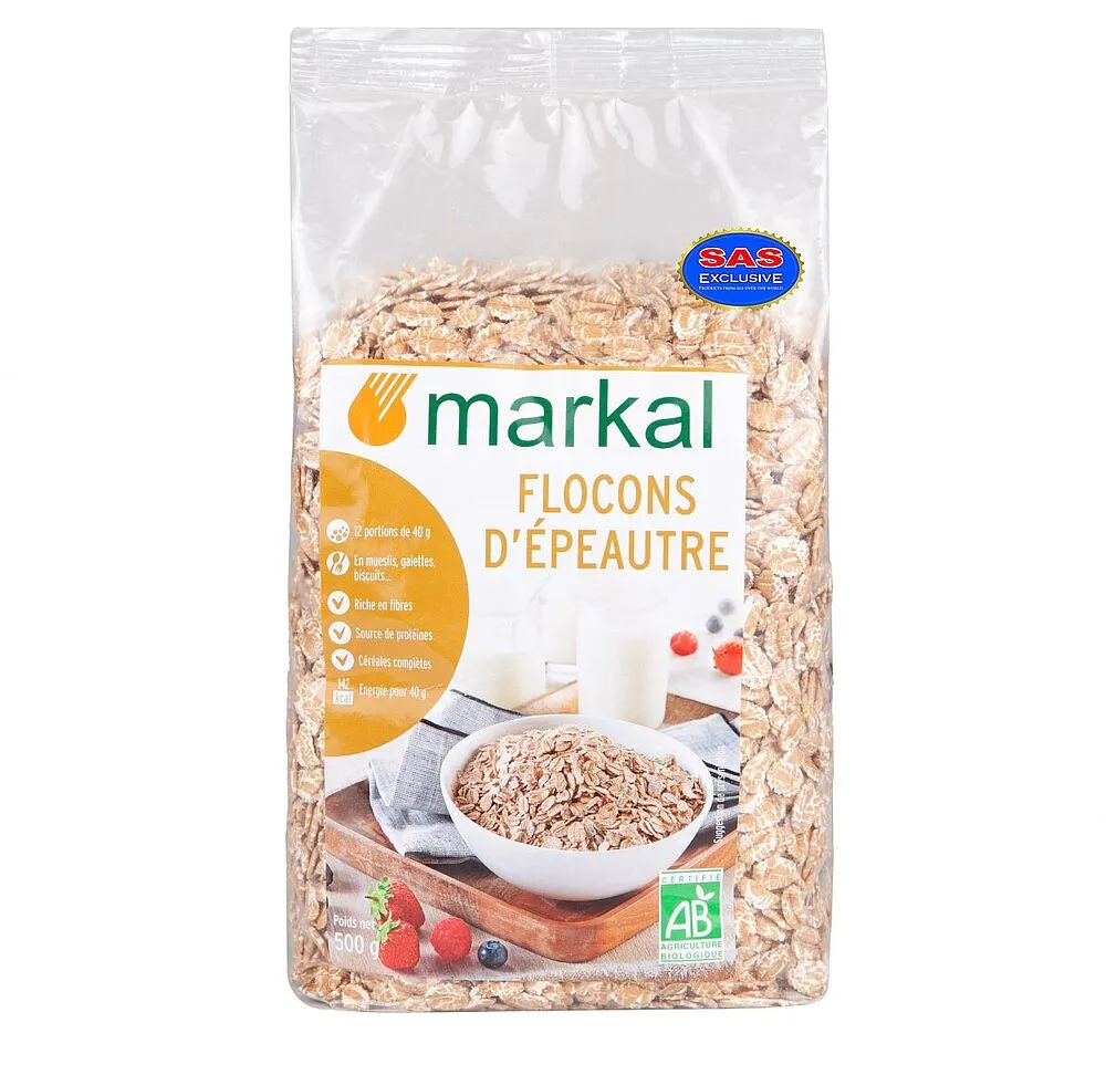 Փաթիլներ վարսակի «Markal Bio» 500գ
