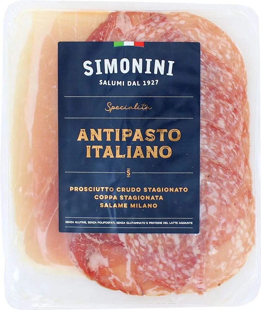 Ассорти нарезанное "Simonini Antipasto" 90г