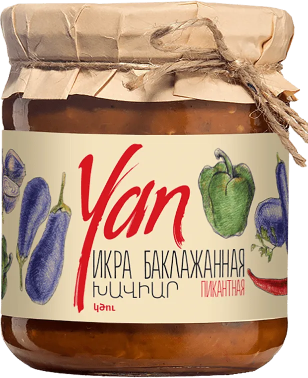 Eggplant hot caviar "Yan"470g