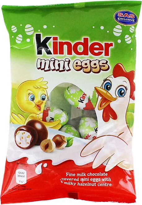 Шоколадные яйца "Kinder Mini Eggs" 85г