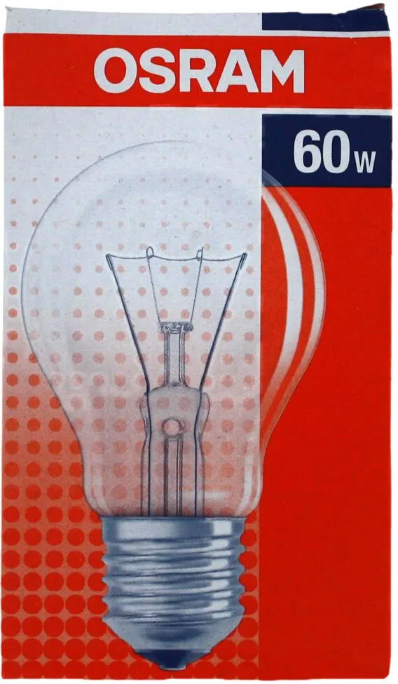 Лампа прозрачная "Osram Classic 60W"