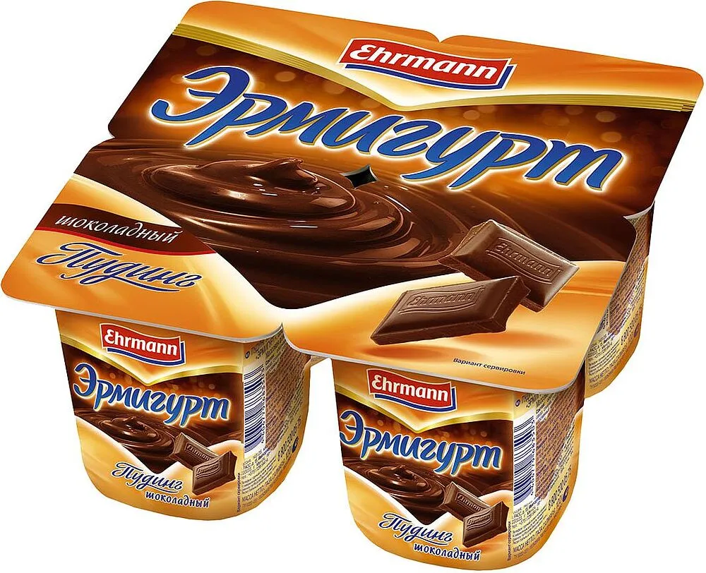 Պուդինգ շոկոլադե «Ehrmann Эрмигурт» 100գ