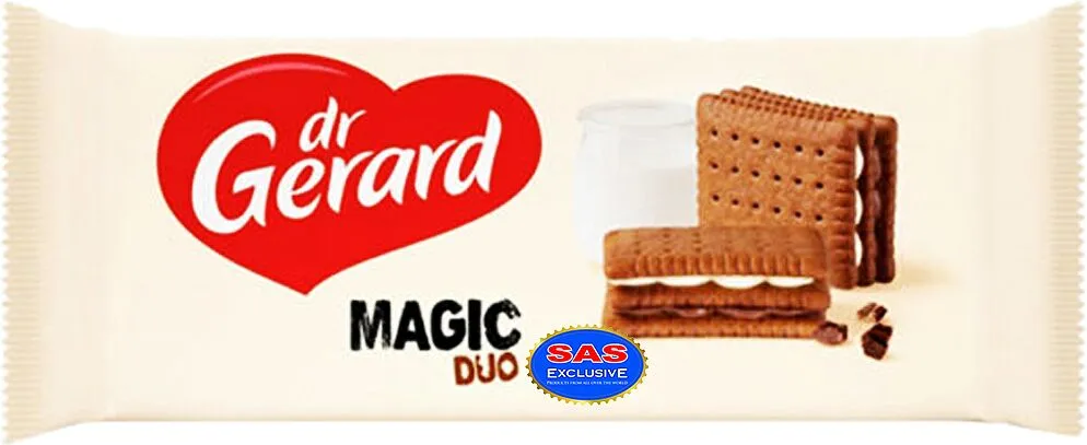 Cookies with chocolate and cream filling "DrGerard" 144g
