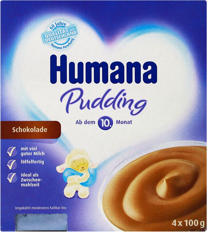 Պուդինգ շոկոլադե «Humana» 400գ 