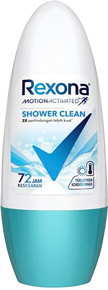 Антиперспирант шариковый "Rexona Shower Clean" 45мл
