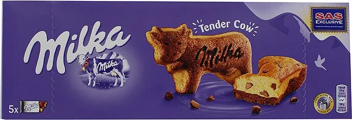 Бисквит с кусочками шоколада "Milka Tender Cow" 140г