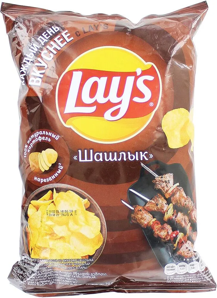 Չիպս խորովածի «Lay's» 70գ 
