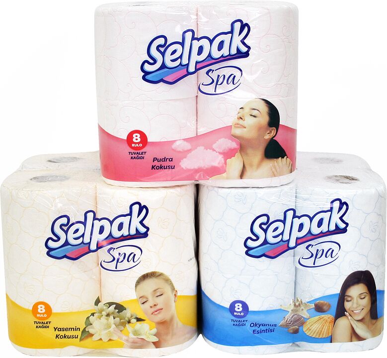 Туалетная бумага "Selpak" 8шт