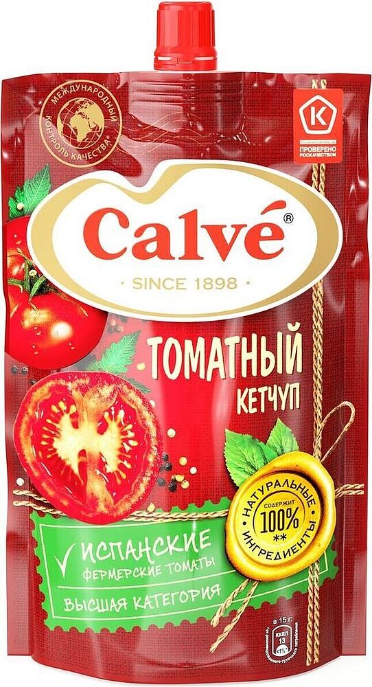 Кетчуп томатный "Calve" 350г  