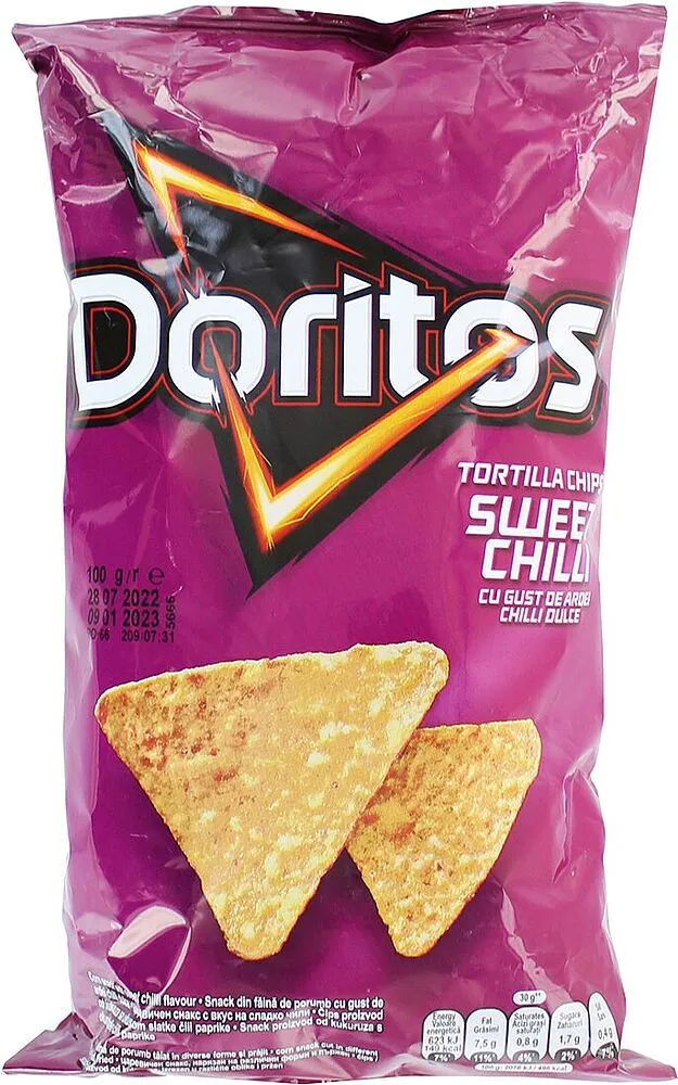 Չիպս չիլիի «Doritos» 100գ 