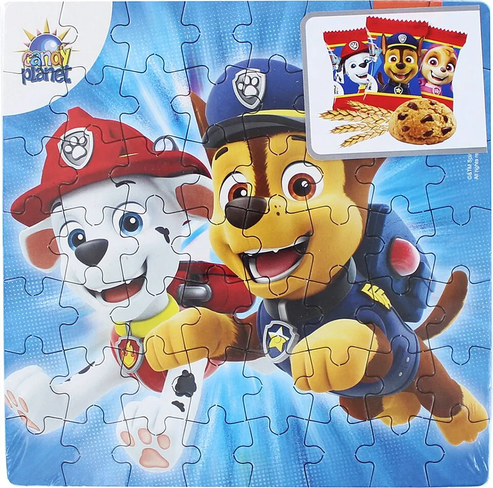 Cookies + puzzle "Paw Patrol" 50g