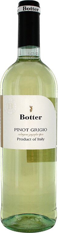 Вино белое "Botter Pinot Grigio" 0.75л 