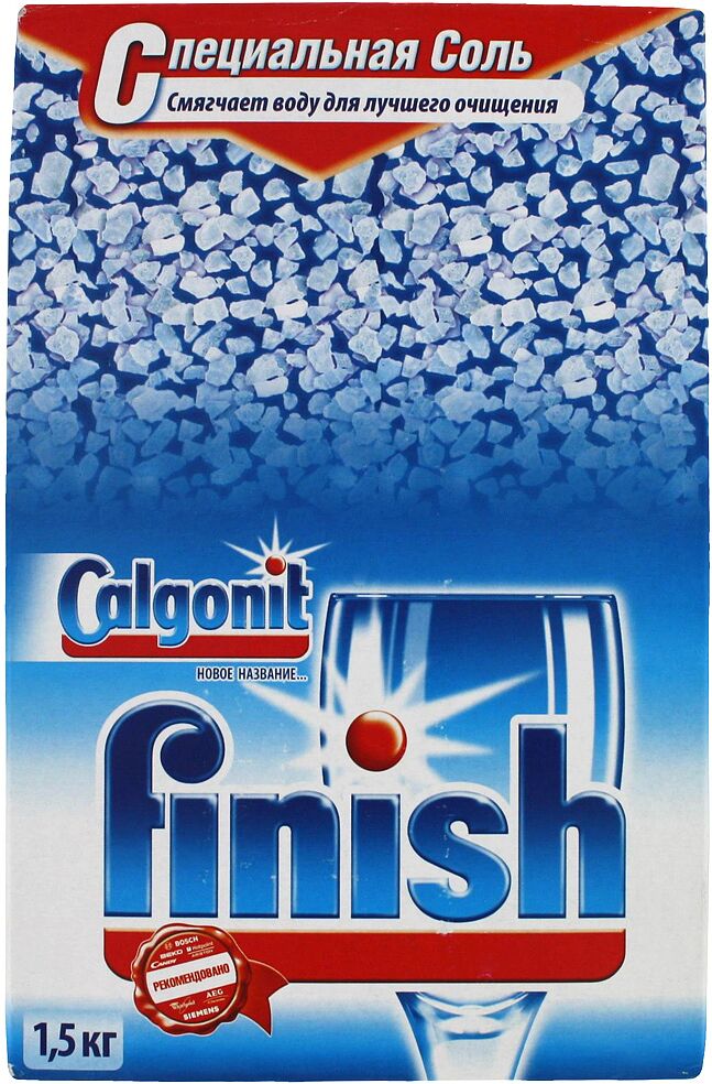 Salt for dishwasher use ''Calgonit Finish'' 1,5kg